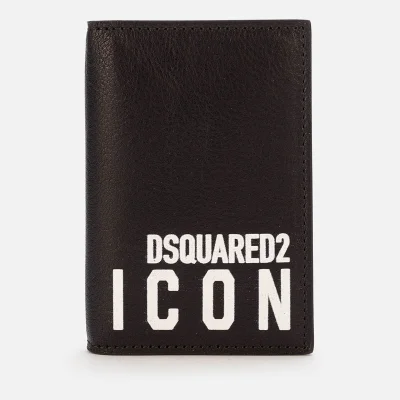 Dsquared2 Men's New Icon Card Case - Nero Bianco