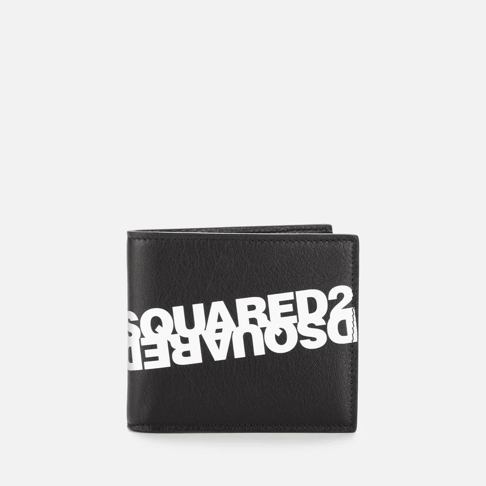 Dsquared2 Men's Mirror Logo Wallet - Nero Bianco Image 1