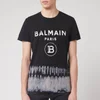 Balmain Men's Tie Dye Printed T-Shirt - Noir - Image 1
