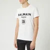Balmain Men's Small Coin Flock T-Shirt - Blanc - Image 1