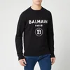 Balmain Men's Small Coin Flock Sweatshirt - Noir - Image 1