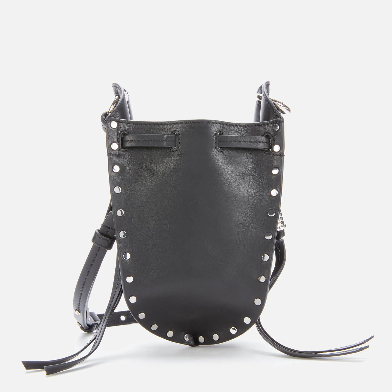 Isabel Marant Women's Radji Leather Ja Bag - Black/Silver Image 1