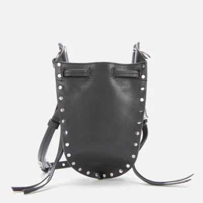 Isabel Marant Women's Radji Leather Ja Bag - Black/Silver