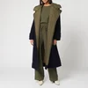 Ganni Women's Tech/Wool Trench Coat - Sky Captain - Image 1