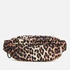 Ganni Women's Tech Fabric Hip Bag - Leopard - Image 1