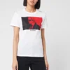Karl Lagerfeld Women's Legend Colour Block T-Shirt - White - Image 1