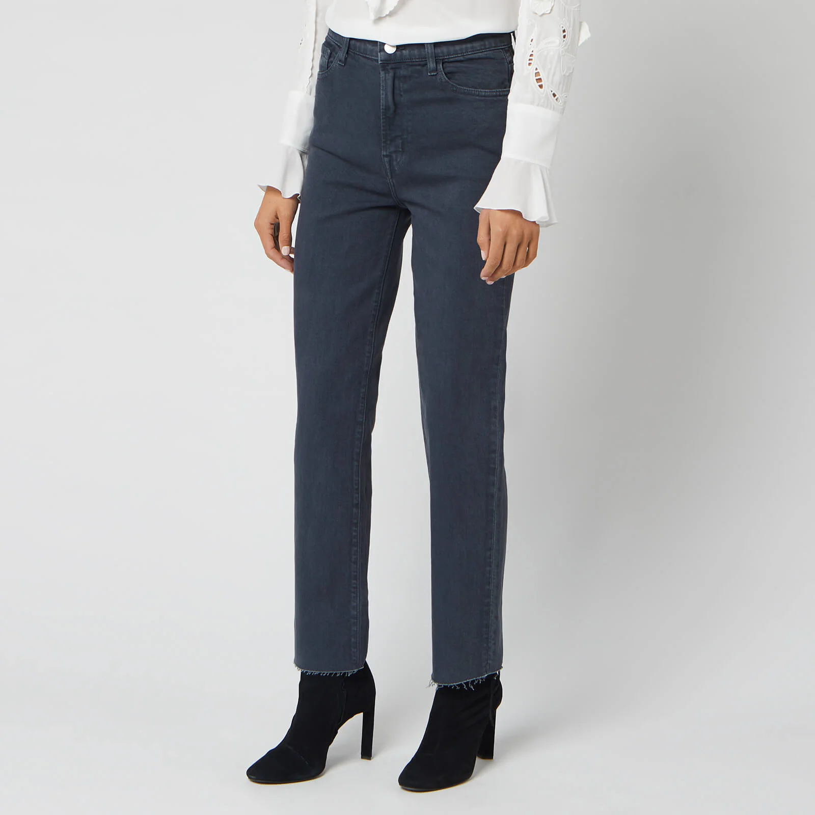 J Brand Women's Jules High Rise Straight Jeans - Shady Image 1