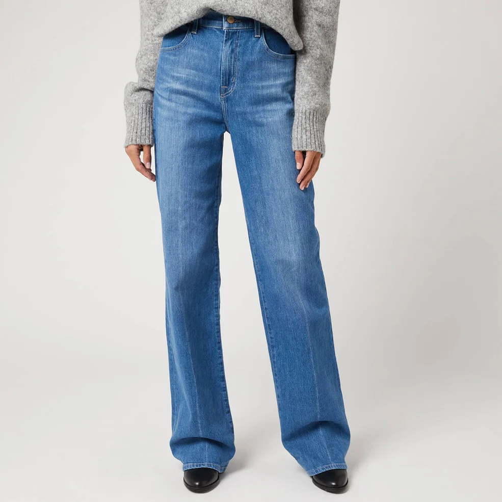 J Brand Women's Joan High Rise Wide Leg Jeans - Alto Image 1