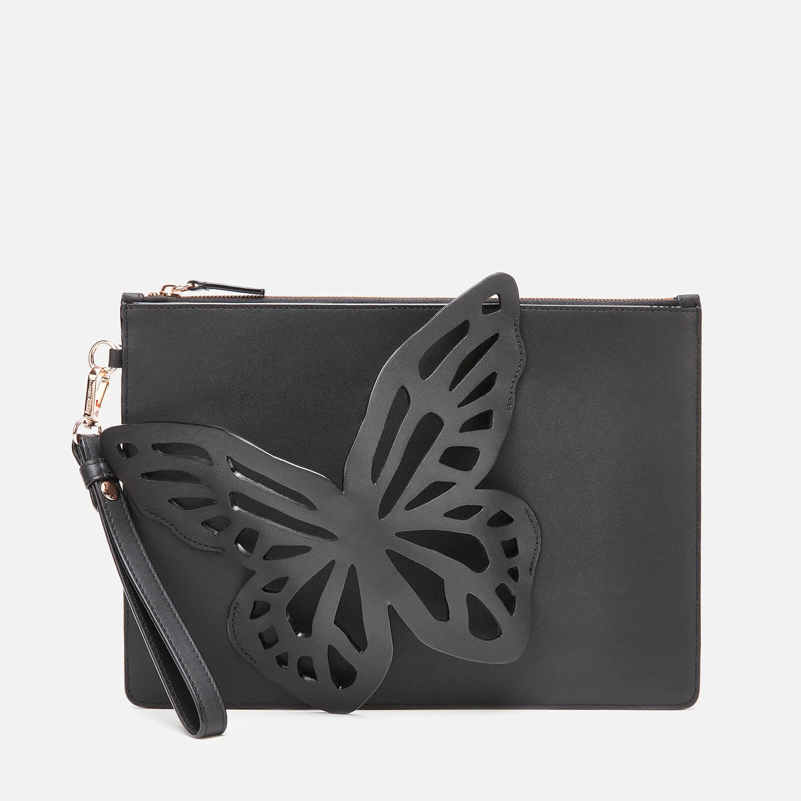 Sophia Webster Women's Flossy Butterfly Pouchette Bag - Black Image 1
