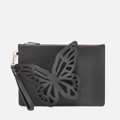 Sophia Webster Women's Flossy Butterfly Pouchette Bag - Black