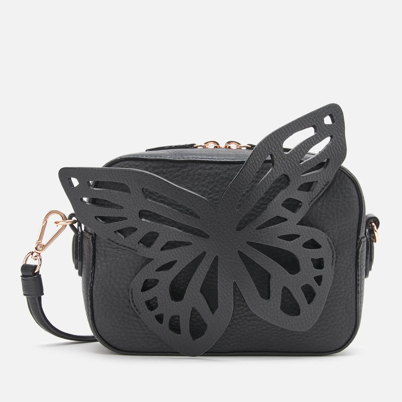 Sophia Webster Women's Flossy Butterfly Camera Bag - Black Image 1