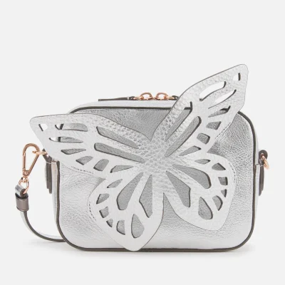 Sophia Webster Women's Flossy Butterfly Camera Bag - Silver