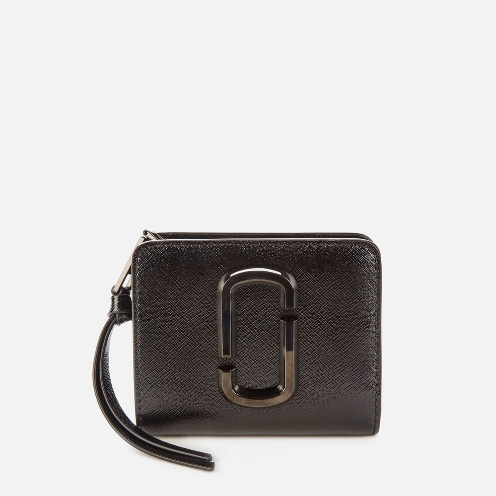 Marc Jacobs Women's Snapshot Mini Compact Wallet - Black Image 1