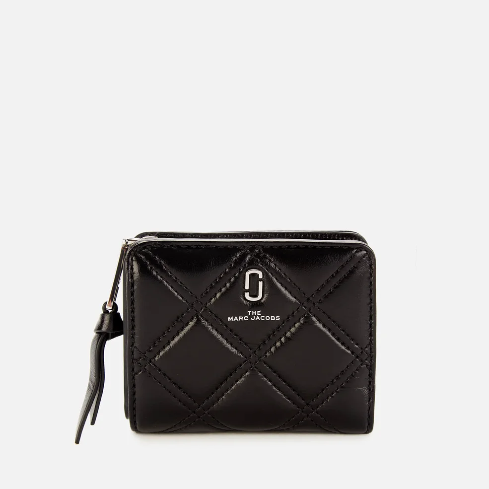 Marc Jacobs Women's The Quilted Softshot Mini Wallet - Black Image 1