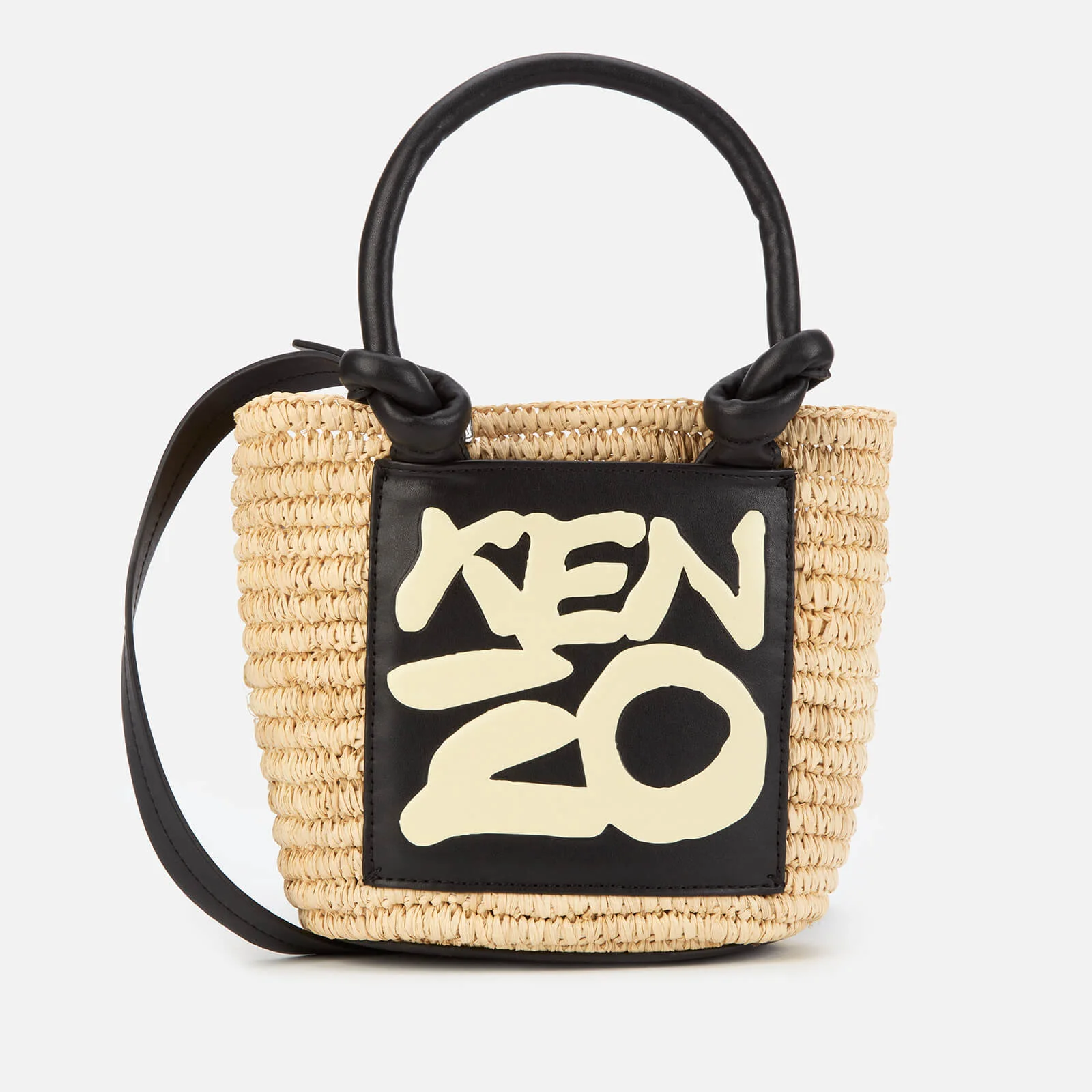 KENZO Women's Mini Basket Bag - Beige Image 1