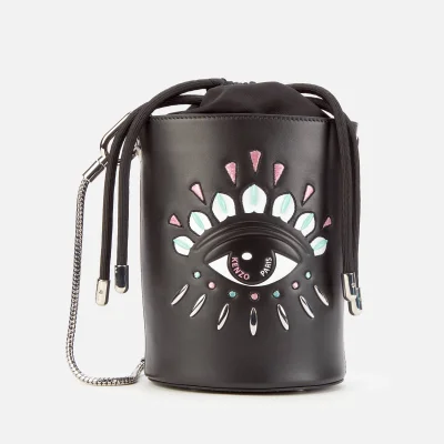 KENZO Women's Mini Bucket Eye Bag - Black