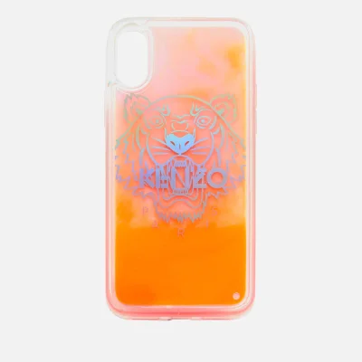 KENZO Women's iPhone X Tiger Head Sand Phone Case - Orange