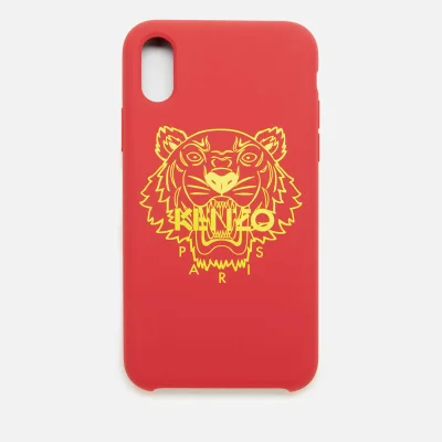 KENZO Women's iPhone X Tiger Head Phone Case - Coral