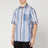 OAMC Men's Institute Shirt - Charcoal Blue - Image 1