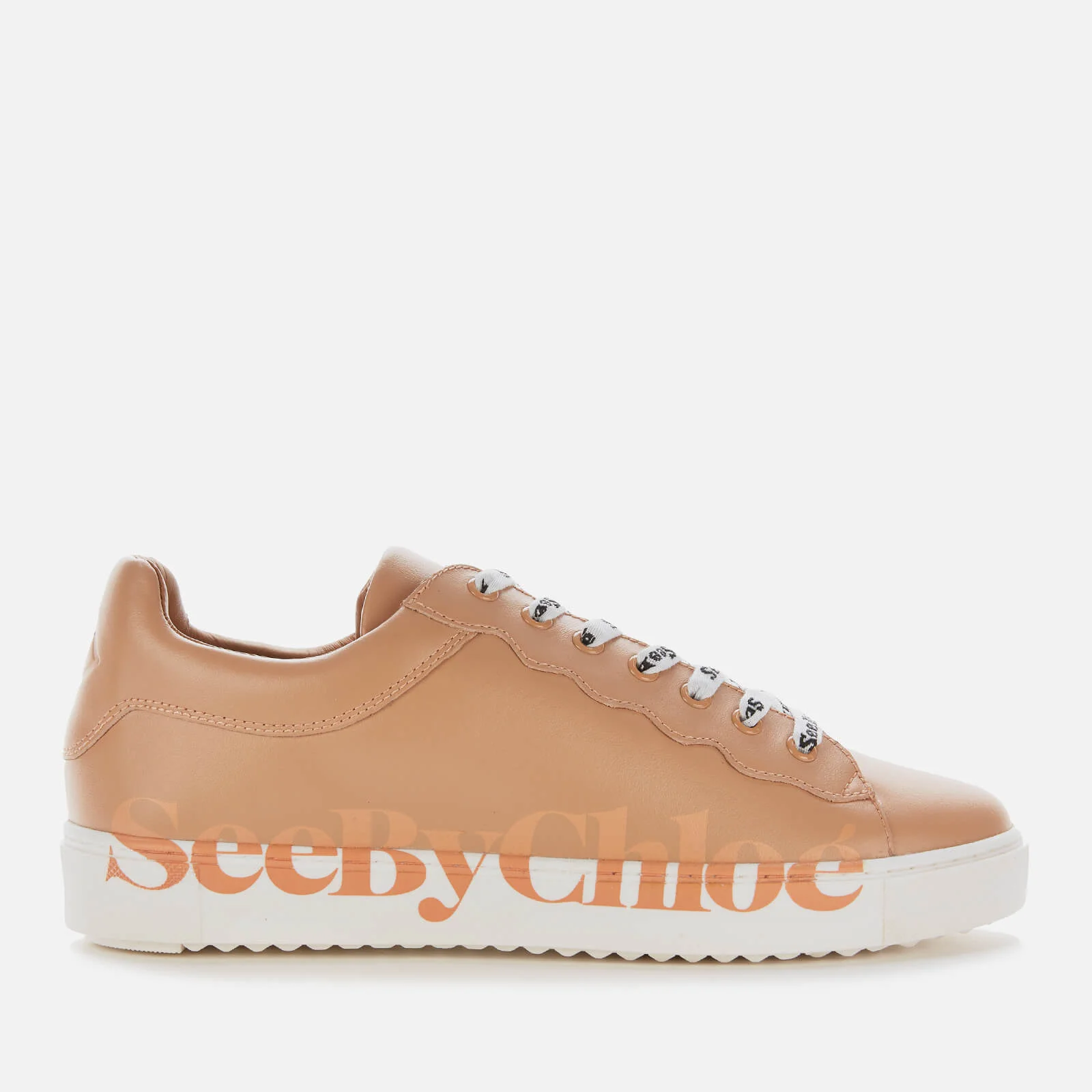 See By Chloé Women's Low Top Trainers - Rosellina/Logo Pink Image 1