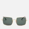 Ray-Ban Women's Square Frame Sunglasses - Gold - Image 1