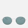 Ray-Ban Women's Metal Round Frame Sunglasses - Rubber Silver - Image 1