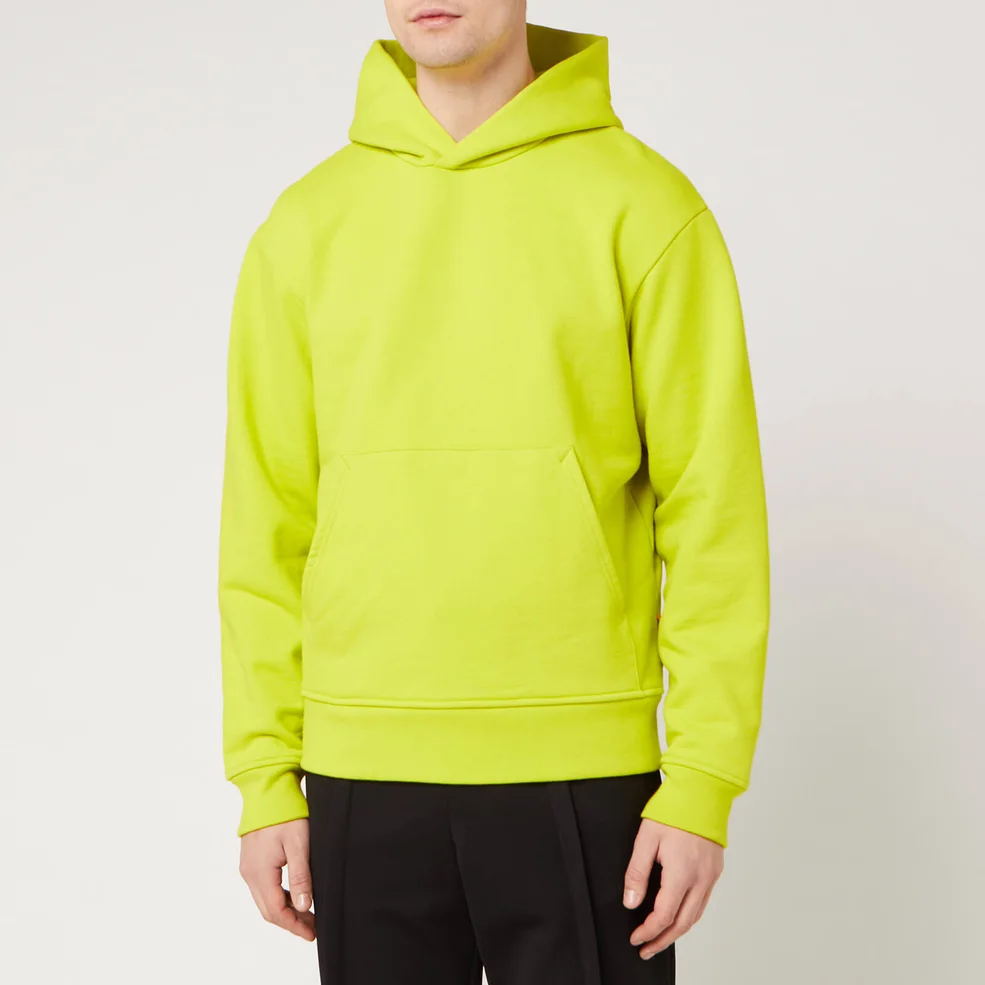Acne Studios Men's Classic Fit Hooded Sweatshirt - Sharp Yellow Image 1