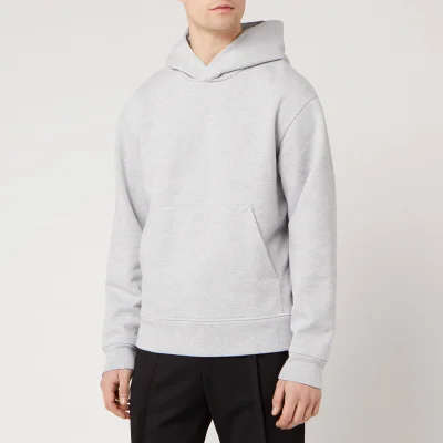 Acne Studios Men's Classic Fit Hooded Sweatshirt - Pale Grey Melange