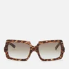 Acne Studios Men's George Large Sunglasses - Leopard/Brown Degrade - Image 1