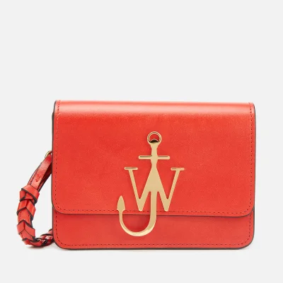 JW Anderson Women's Anchor Logo Bag with Braided Strap - Candy Apple