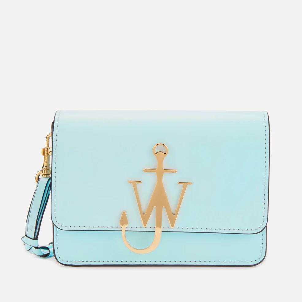 JW Anderson Women's Anchor Logo Bag with Braided Strap - Arctic Blue Image 1