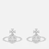 Vivienne Westwood Women's Mayfair Bas Relief Earrings - Rhodium Crystal - Image 1