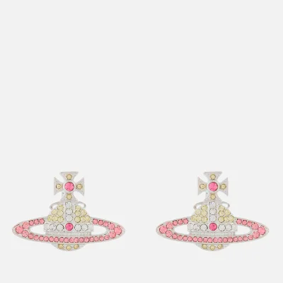 Vivienne Westwood Women's Kika Earrings - Rhodium Jonquil Light Rose Crystal Rose