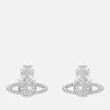 Vivienne Westwood Women's Grace Bas Relief Stud Earrings - Rhodium Crystal - Image 1