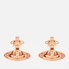 Vivienne Westwood Women's Pina Bas Relief Earrings - Pink Gold Light Rose - Image 1