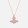 Vivienne Westwood Women's Romina Pave Orb Pendant - Pink Gold - Image 1