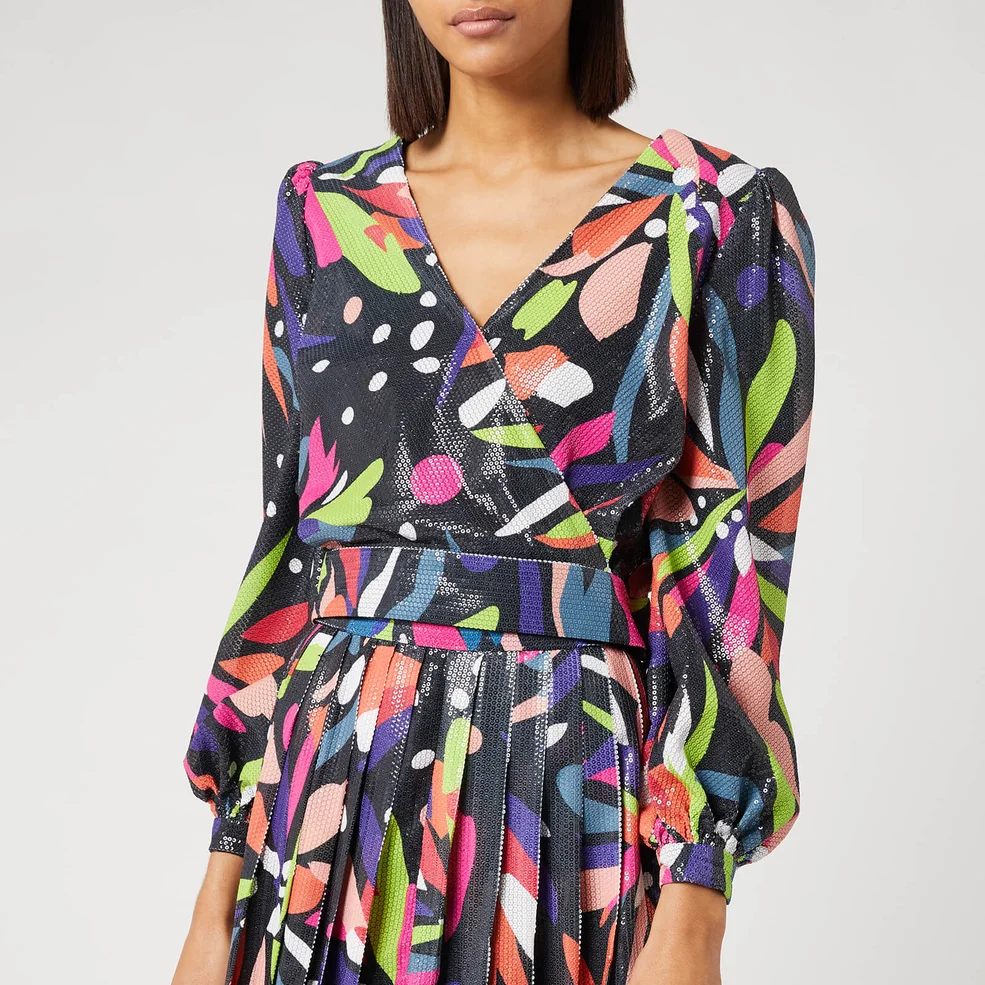 Olivia Rubin Women's Kendall Top - Abstract Floral Image 1