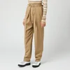 JW Anderson Women's Belted Tapered Trousers - Beige - Image 1
