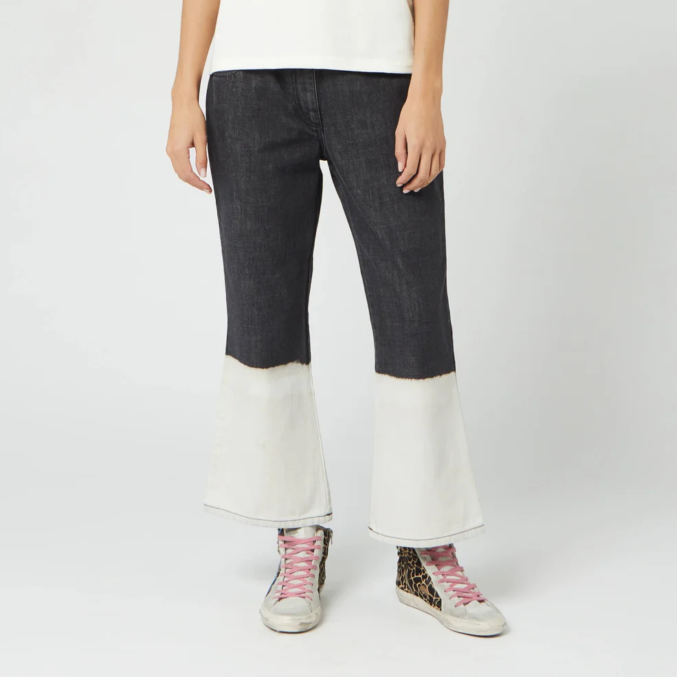 JW Anderson Women's Skinny Flared Jeans - Slate Image 1
