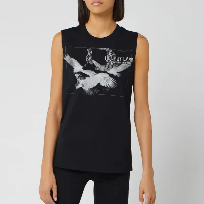 Helmut Lang Women's Sleeveless T-Shirt Eagle - Basalt Black