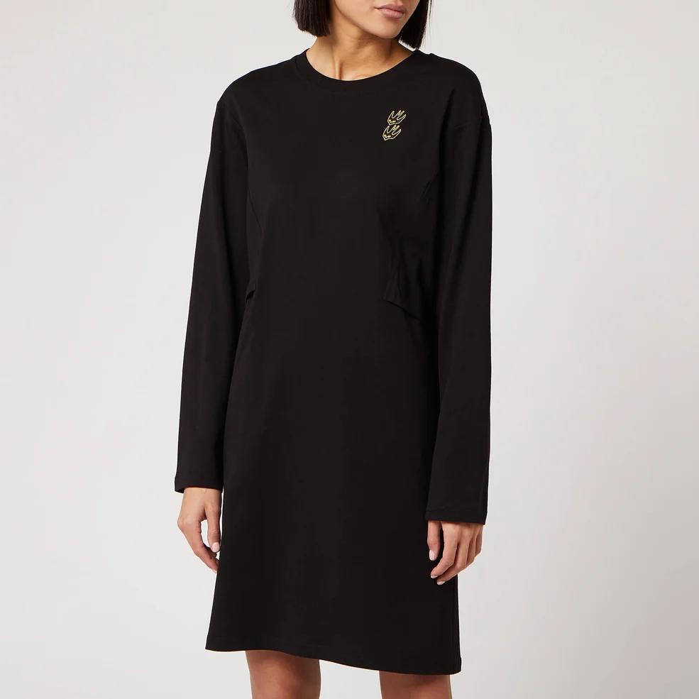 McQ Alexander McQueen Women's Shizoku Sweater Dress - Darkest Black Image 1