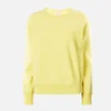 Champion Women's Light Crew Neck Sweatshirt - Yellow - Image 1