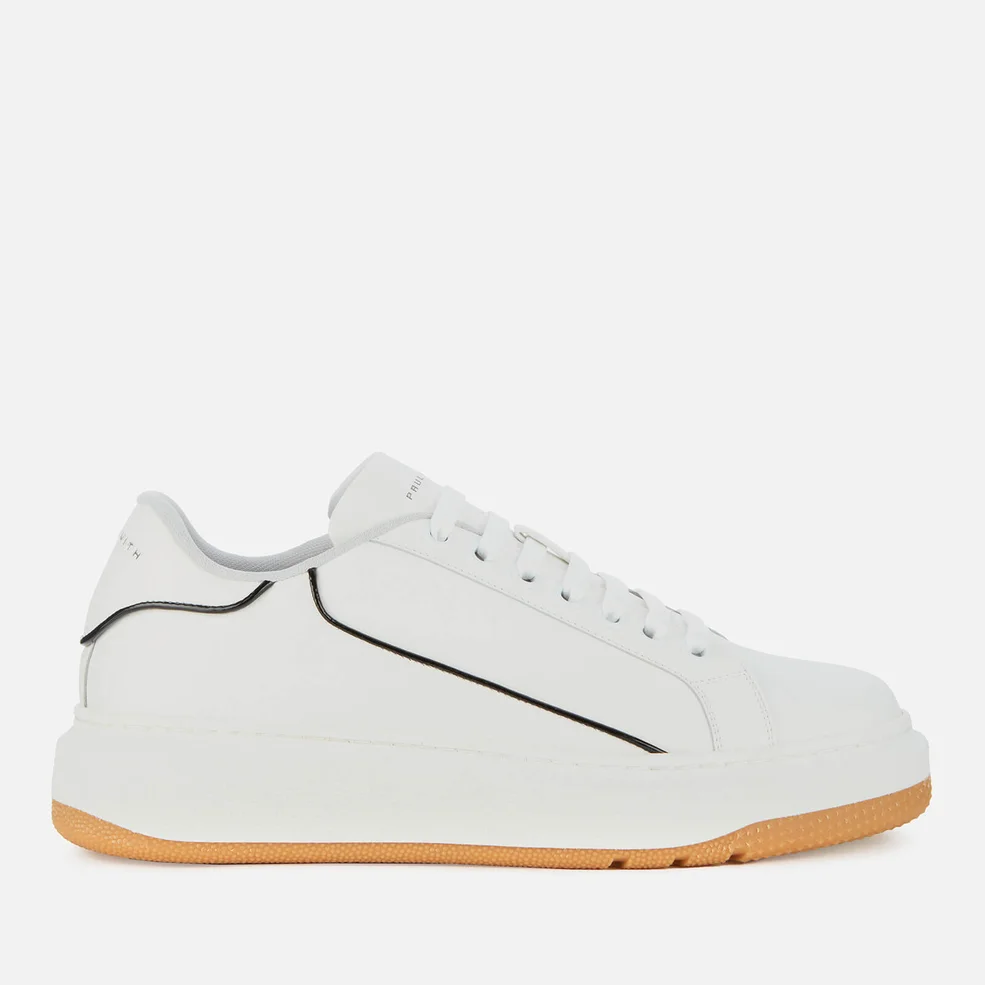 Paul Smith Men's Leyton Chunky Leather Trainers - White Image 1