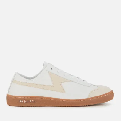 PS Paul Smith Men's Ziggy Leather Cupsole Trainers - White