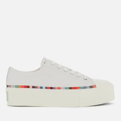 Paul Smith Women's Miho Leather Flatform Trainers - White