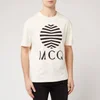 McQ Alexander McQueen Men's Dropped Shoulder Logo T-Shirt - Oyster - Image 1