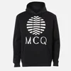 McQ Alexander McQueen Men's Logo Hoody - Darkest Black - Image 1