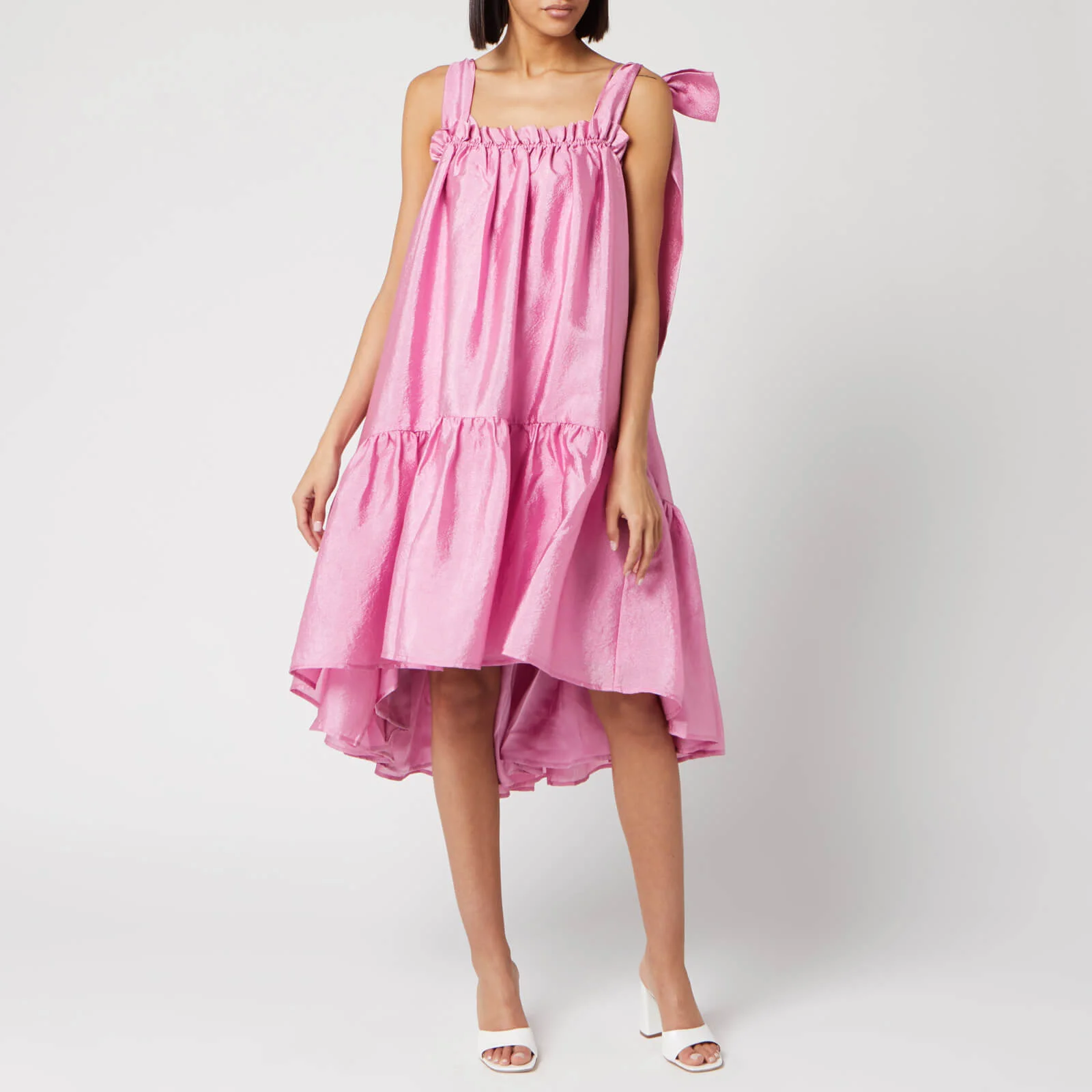 Stine Goya Women's Serena Tiered Mini Dress - Pink Image 1