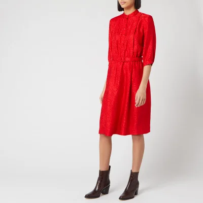 A.P.C. Women's Marion Shirt Dress - Red