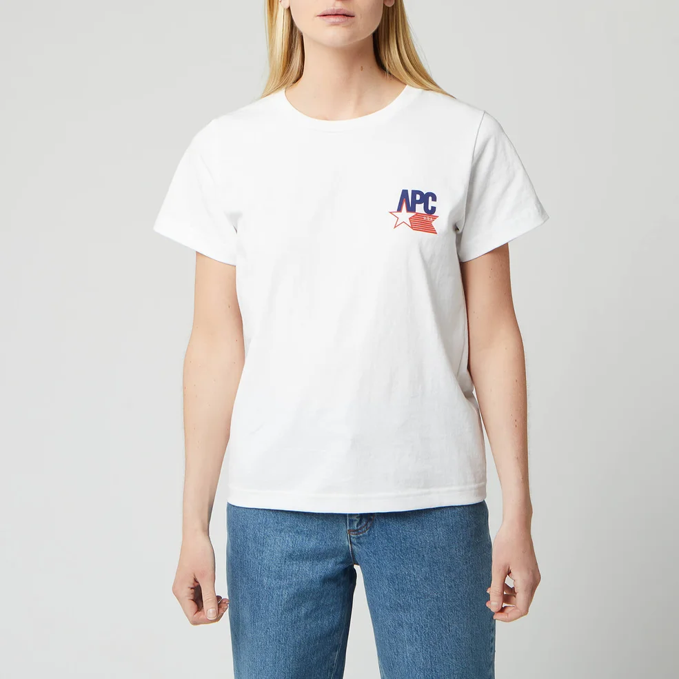 A.P.C. Women's Voltimand T-Shirt - White Image 1